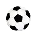 Children's Football Shaped Rug 75cm x 75cm Soccer - *UK Only* - due to size/weight restrictions. *Not Eire*.