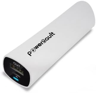 Neojdx 2nd Gen Powervault Minie 2600mAh Lipstick-Sized Portable charger, External portable charger, Battery Power Bank with STX TM Technology for iPhone 6 5s 5c 5 4S, Galaxy S5 S4 S3; Nexus 4, HTC One M8, Nokia Lumia 520, 1020 and Other Smartphones - White