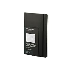 Wochennotizbuch 2012, 13x21 cm, weicher Einband, schwarz: Tischkalender. Ganze Woche auf zwei Seiten (Moleskine Legendary Notebooks (Calendars))