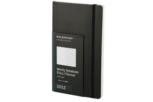 2012 Moleskine Large Weekly Notebook 12 Months Soft