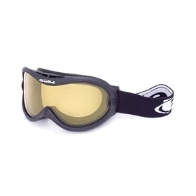 Bolle Shark Ski Goggles - Black Frame , Lemon Lens