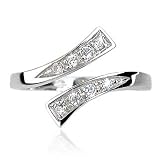 .925 Sterling Silver Solitaire CZ Toering
