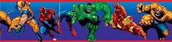 Marvel Heroes Peel & Stick Wall Border