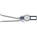 Mitutoyo 209 Series Caliper Gauge, Carbide, Metric, Pointed Jaw, For Inside Measurements