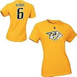 Reebok Shea Weber Nashville Predators Women's Name & Number T-Shirt