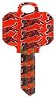 Cincinnati Bengals Schlage SC1 House Key