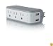Belkin BZ103050vTVL Mini Surge Protector/Dual USB Charger