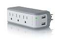Belkin BZ103050vTVL Mini Surge Protector/Dual USB Charger