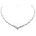 1.00 Carat Diamond & Sterling Silver Kisses & Hugs Necklace