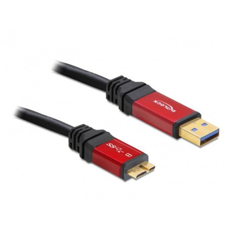 DELOCK Kabel USB 3.0 rot A > micro-B 2.0m Preisvergleich