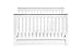 DaVinci Piedmont 4-in-1 Convertible Crib with Toddler Bed Conversion Kit in White, Greenguard Gold Certified
