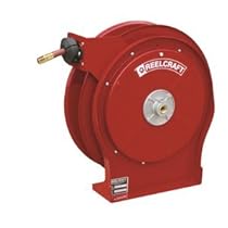 Reelcraft 5650 OLP 3/8-Inch by 50-Feet Spring Driven Hose Reel for Air/Water
