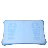 Wii Fit Skidproof Silicon Skin Cover with Foot Print – Blue