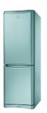 Indesit BAAAN 13 X K&uuml;hl-/Gefrierkombination / A++ / 204 kWh/Jahr / 214 Liter K&uuml;hlteil / 92 Liter Gefrierteil / 60 cm Breite / 187 cm H&ouml;he / Glasablagen / ICE&sup3; / edelstahl