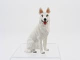 Figurine German Shepherd Collectible Dogs Hand Painted Resin