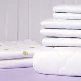 Carter's Keep-Me-Dry Quilted Fitted Crib Pad - White