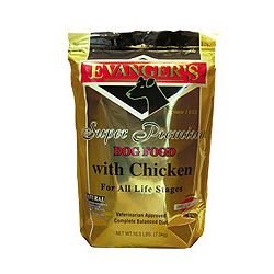 Evanger's Super Premium Dog Food Chicken with Brown Rice 4.4 lbs