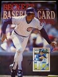 Signed Grace, Mark (Chicago Cubs) Beckett 4/1990 Magazine