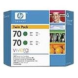 ヒューレット・パッカード HP70 インクカートリッジ グリーン(2個パック) CB348Aの画像