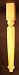 29" Butcher Block Pine Furniture Leg [CAPITOL CITY LUMBER]