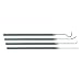Moody Tools 55-0289 4 Pc. Stainless Steel Precision Probe Set, 25mil