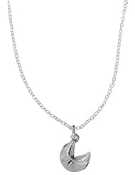 Boma Sterling Silver Fortune Cookie Necklace, 16 inches