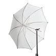 Delamax Reflexschirm 101cm innen wei�, au�en schwarz