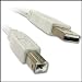 USB 2.0 Kabel USB Anschlusskabel A-Stecker auf B-Stecker 1,5m grau