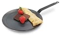 Paderno World Cuisine 10.25 Inch Blue Carbon Steel Crepe Pan