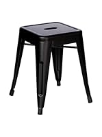 CALIFORNIA SURF Taburete Dallas Negro