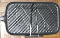 Vintage Stove Top Grill Pan with COW OUTLINE !