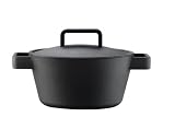 iittala Tools 3-Quart Cast Iron Enameled Casserole with Lid