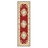 Safavieh Lyndhurst Collection LNH328C Red and Ivory Area Runner, 2-Feet 3-Inch by 6-Feet