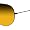 002/39 Black Frame/Gold Mirror Lens
