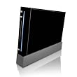 Solid State Black Design Skin Decal Sticker for Nintendo Wii Body Console