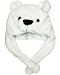 POLAR BEAR Ski Hat Animal Hat Fleece lined