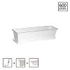 White window box 600x175 mm + tray + hooks