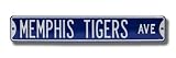 MEMPHIS TIGERS MEMPHIS TIGERS AVE AUTHENTIC METAL STREET SIGN (6 X 36)