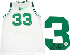 Larry Bird Autographed / Signed Boston Celtics White Jersey