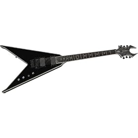 B.C. Rich DLXJRVO Deluxe Jr. V Electric Guitar, Onyx Black by 