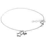 Sterling Silver Anklet w/ Star Charm