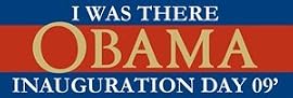 Barack Obama Bumper Sticker - Inauguration Day