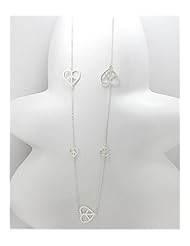 Peace Symbol Necklace In 92.5 Sterling Silver