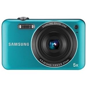 Samsung SL605 12.2 MP Digital Camera with 5X Optical Zoom and 2.7-Inch LCD Screen (Blue)