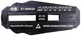 OK Industries Wire Stripper Adjustable 20-30 AWG ESD