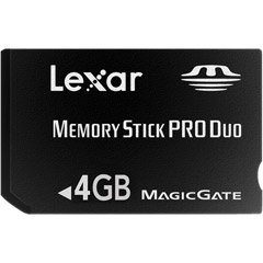 Lexar MSDP4GB-40-664 4GB Platinum II Memory Stick Pro Duo