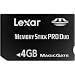 Lexar MSDP4GB-40-664 4GB Platinum II Memory Stick Pro Duo