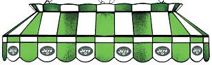New York Jets Pool Table Light 40 Inch