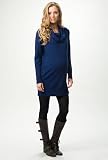 from Crave Maternity Crave Maternity Blue Drape Front Jumper Dress, Size S