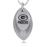 Green Bay Packers Pendant Stainless Steel Football Tags